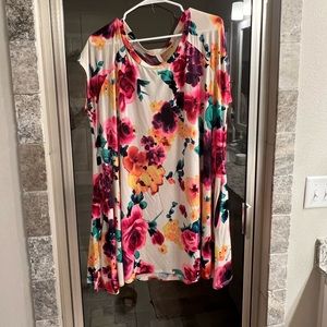 Cute flower midi dress